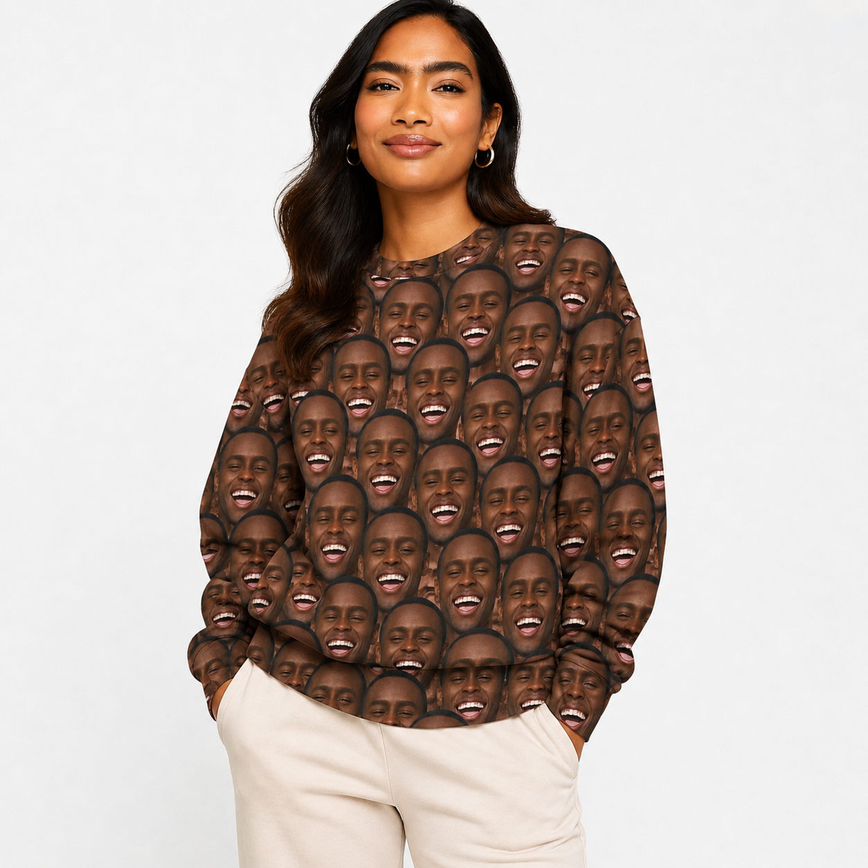 Face Mash Personalized Sweater
