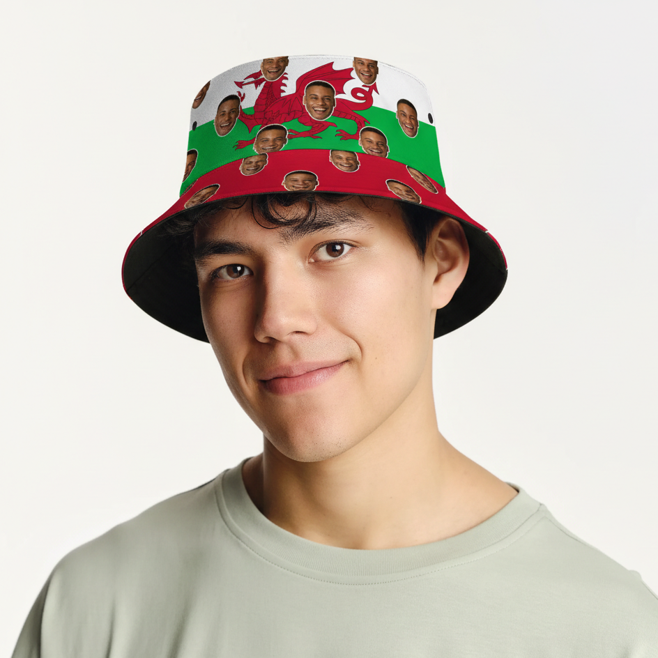 Wales Flag Custom Bucket Hat