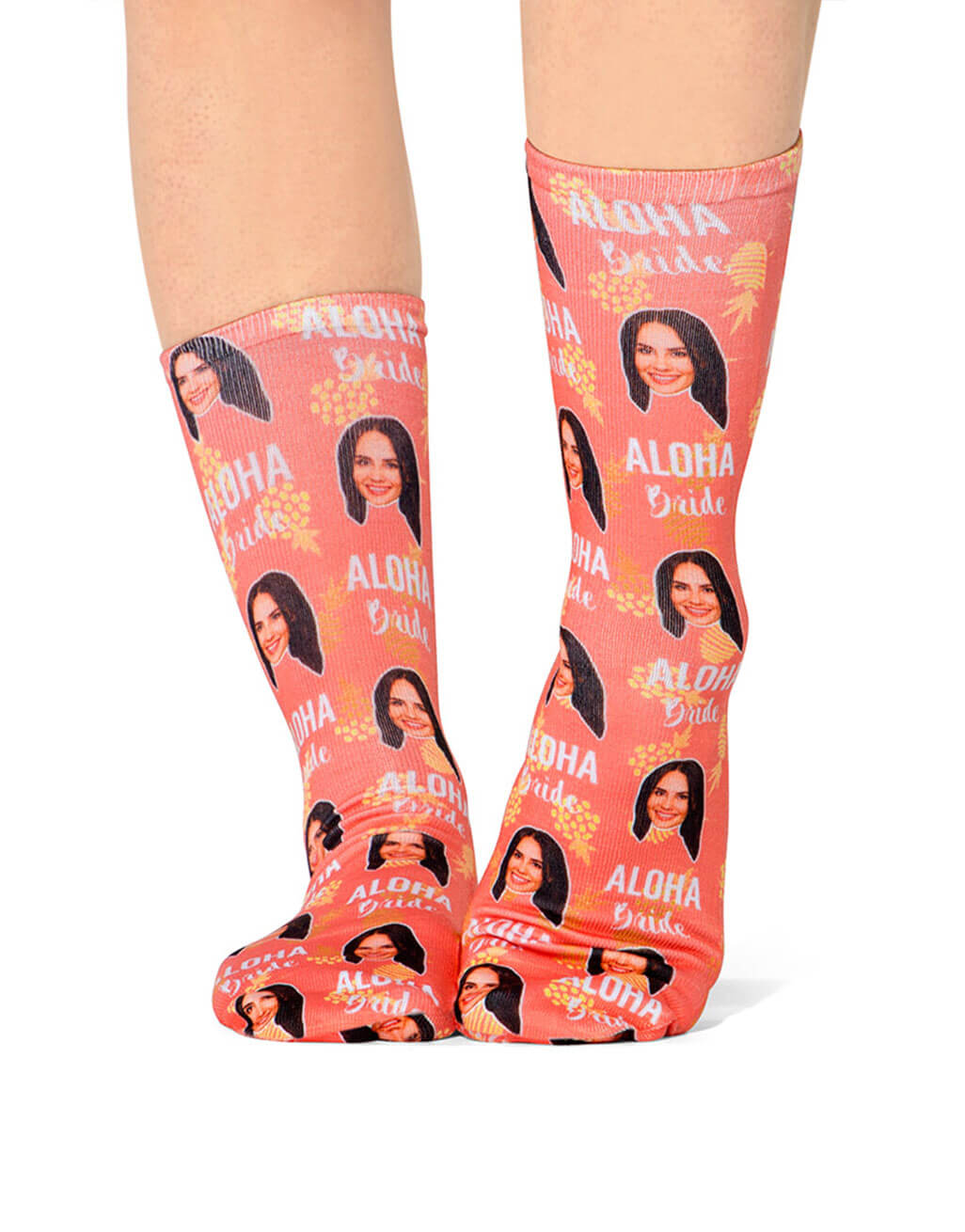 Aloha Bride Custom Socks