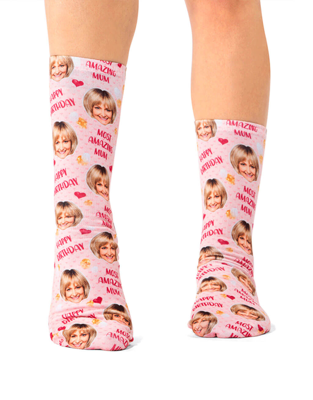 Amazing Mom Birthday Custom Socks