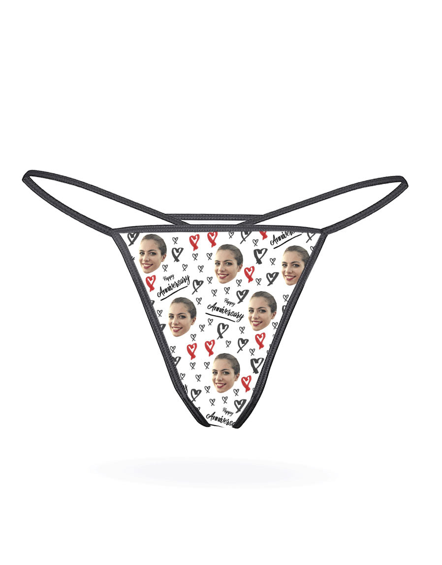 Happy Anniversary Custom Thong