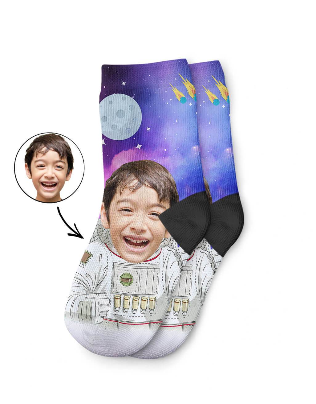 Astronaut Kids Socks