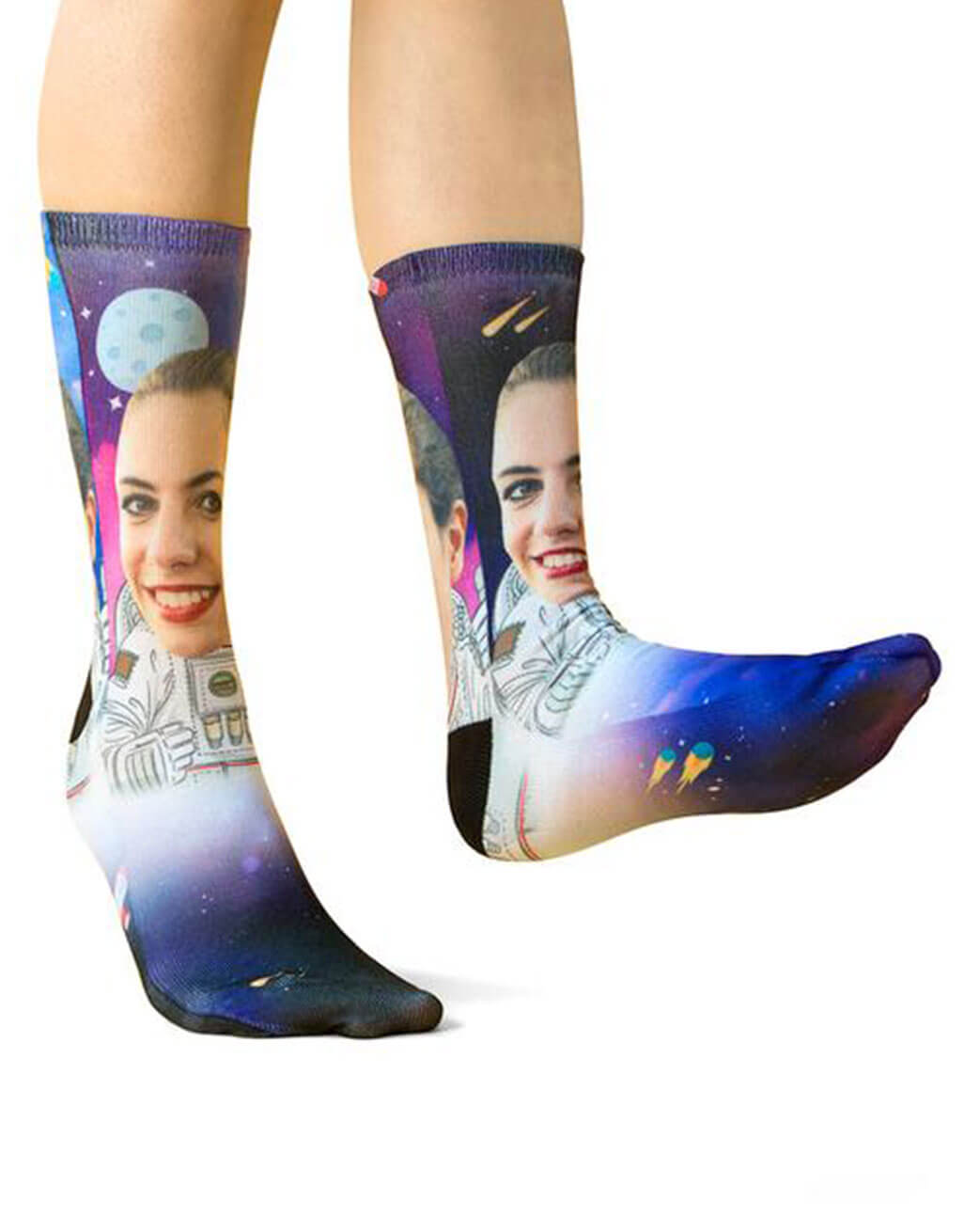 Astronaut Custom Socks