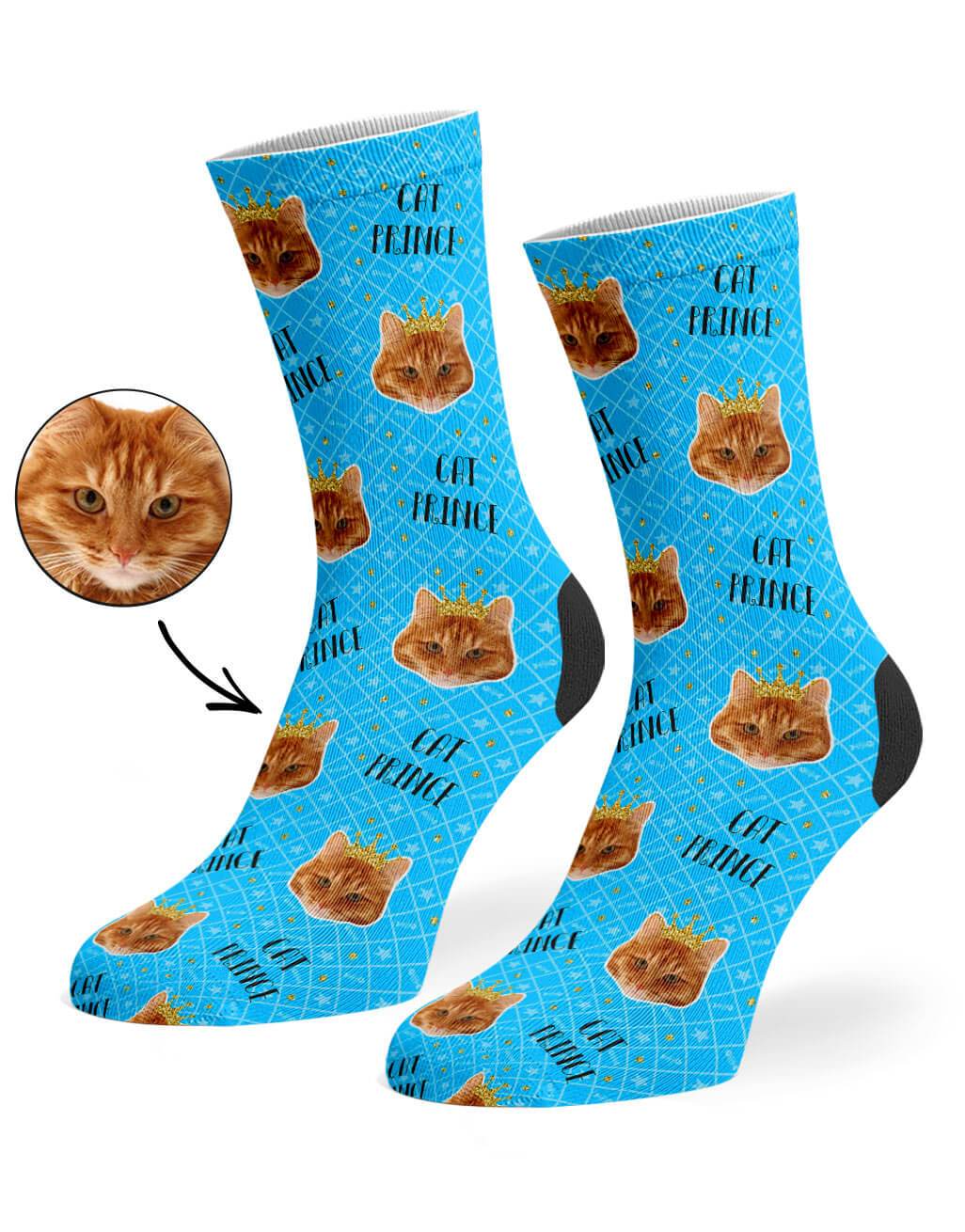 Cat Prince Custom Socks