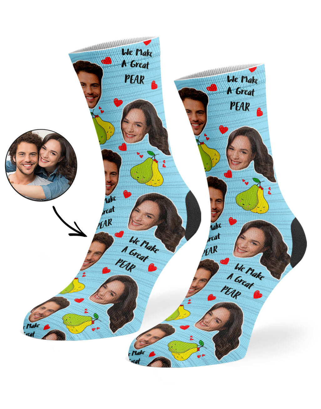 Great Pear Custom Socks