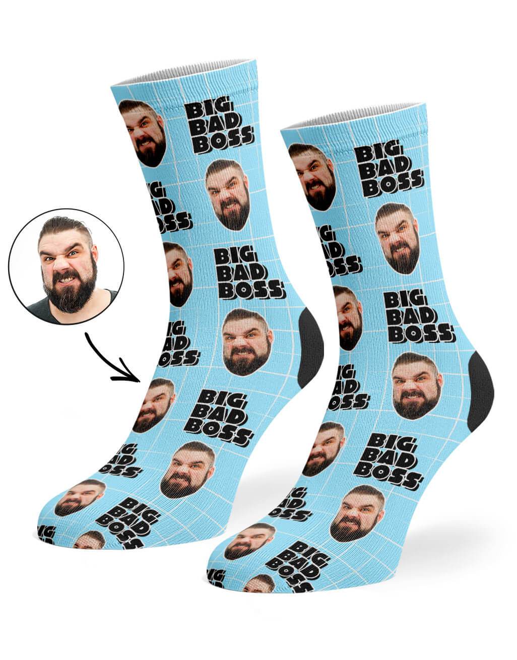 Big Bad Boss Custom Socks