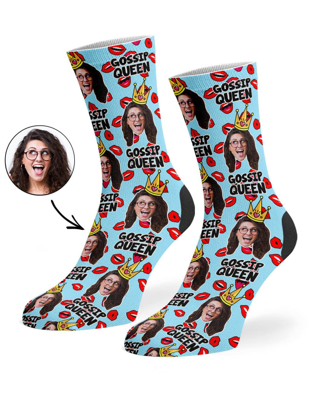 Gossip Queen Custom Socks