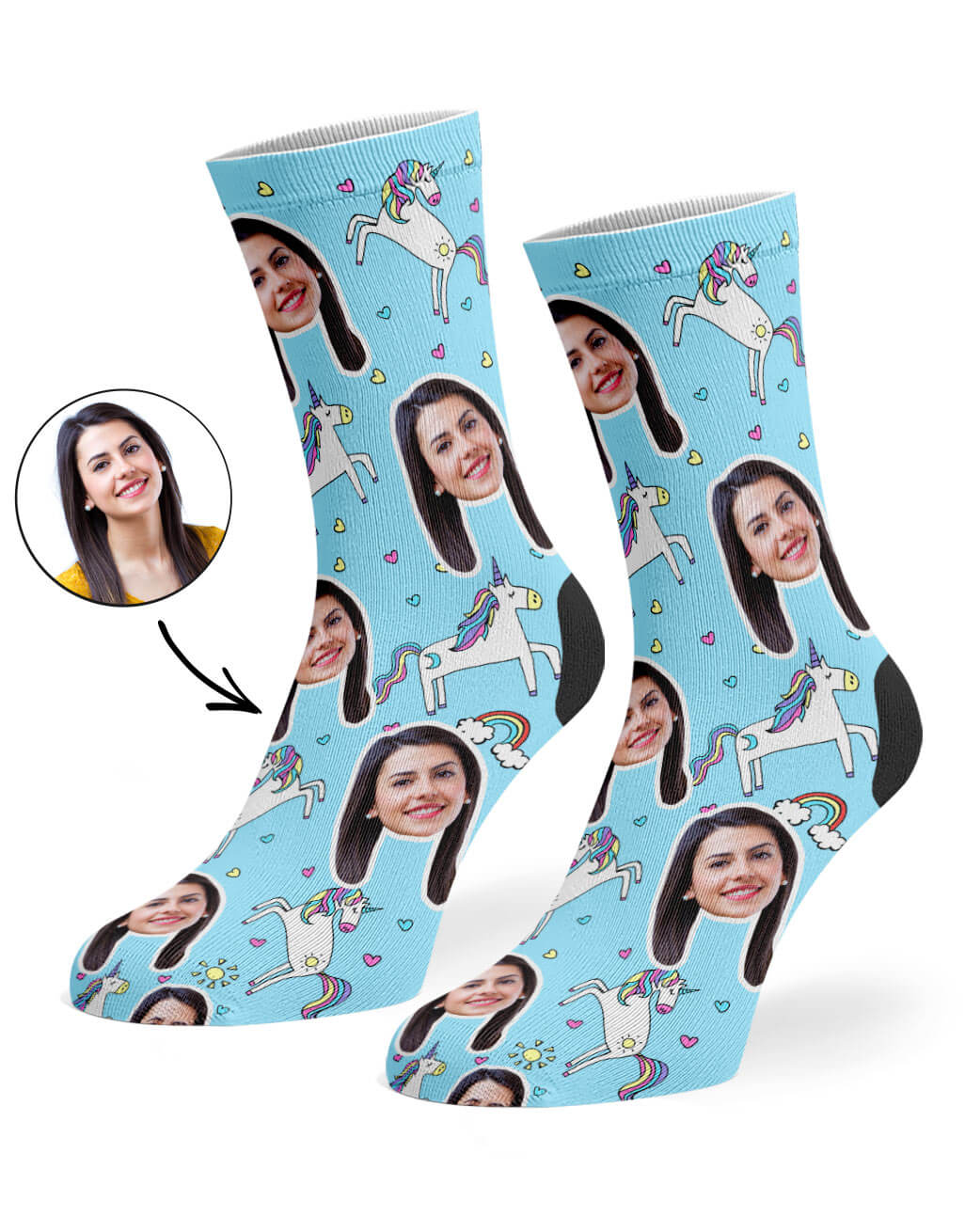 Unicorn Custom Socks