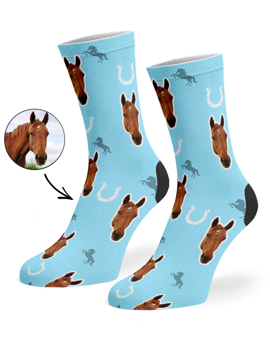 Your Horse on Custom Socks