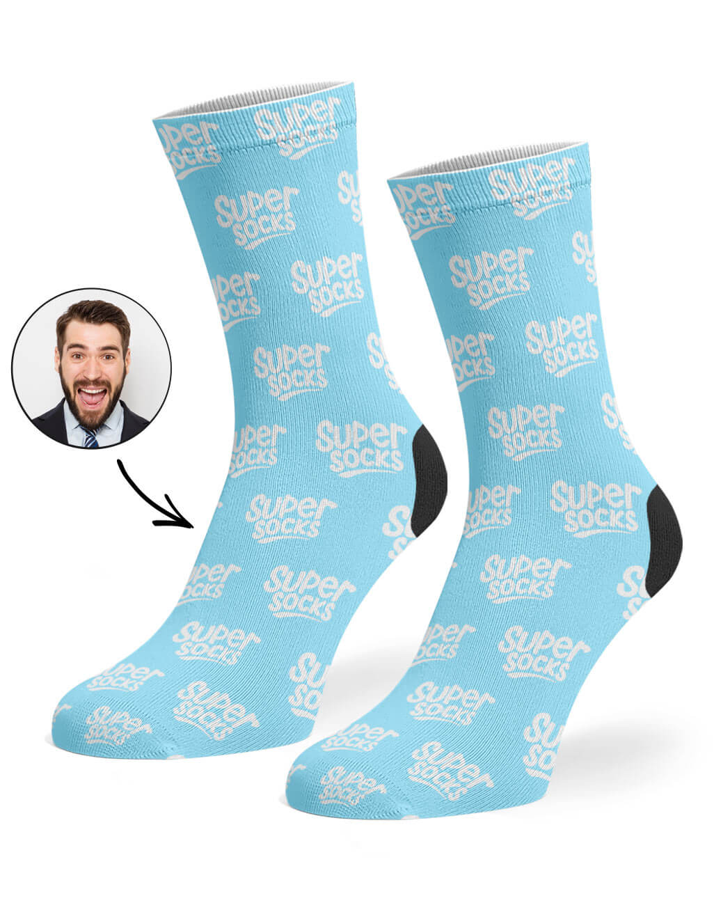 personalized logo socks