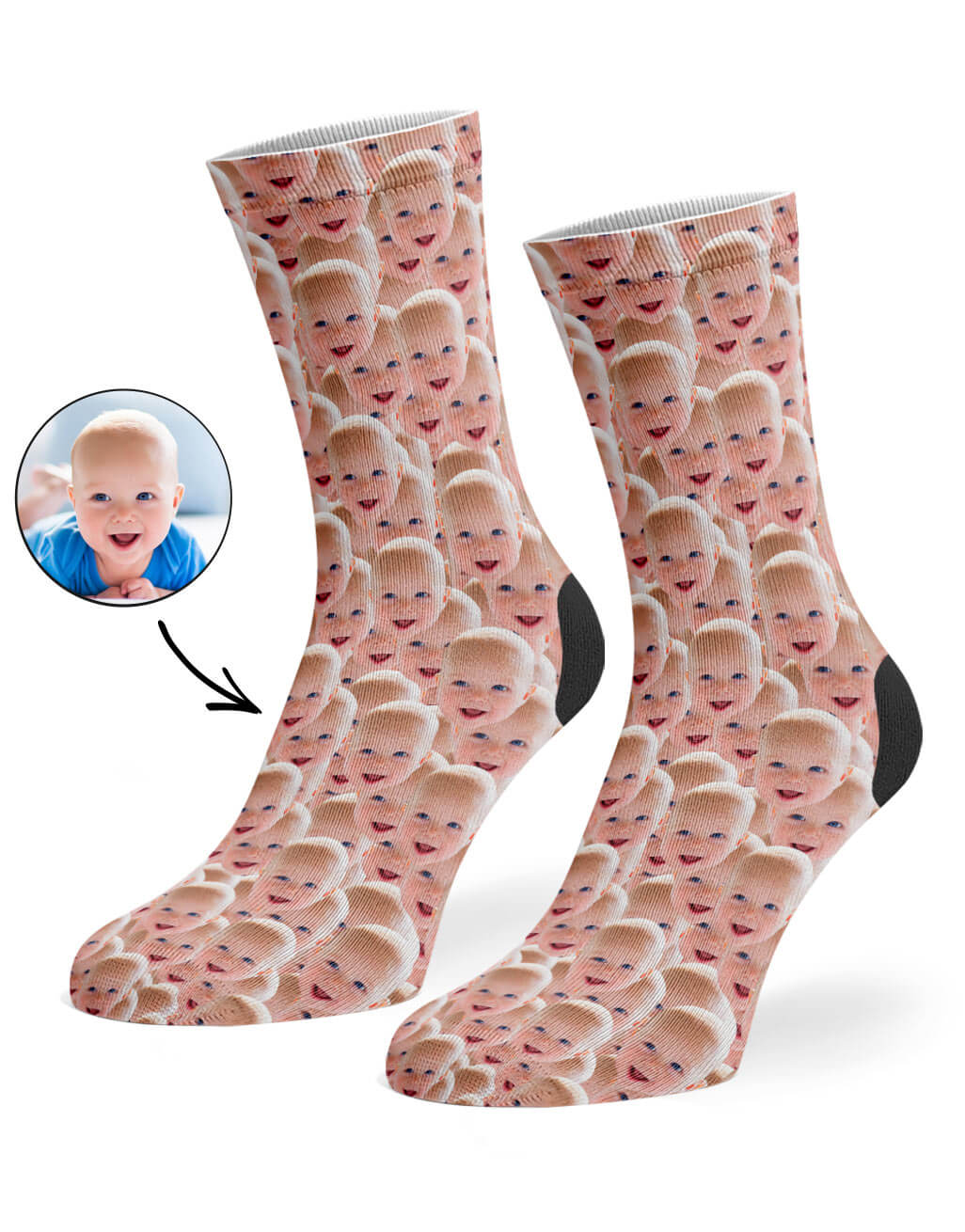Baby Mash Up Custom Socks