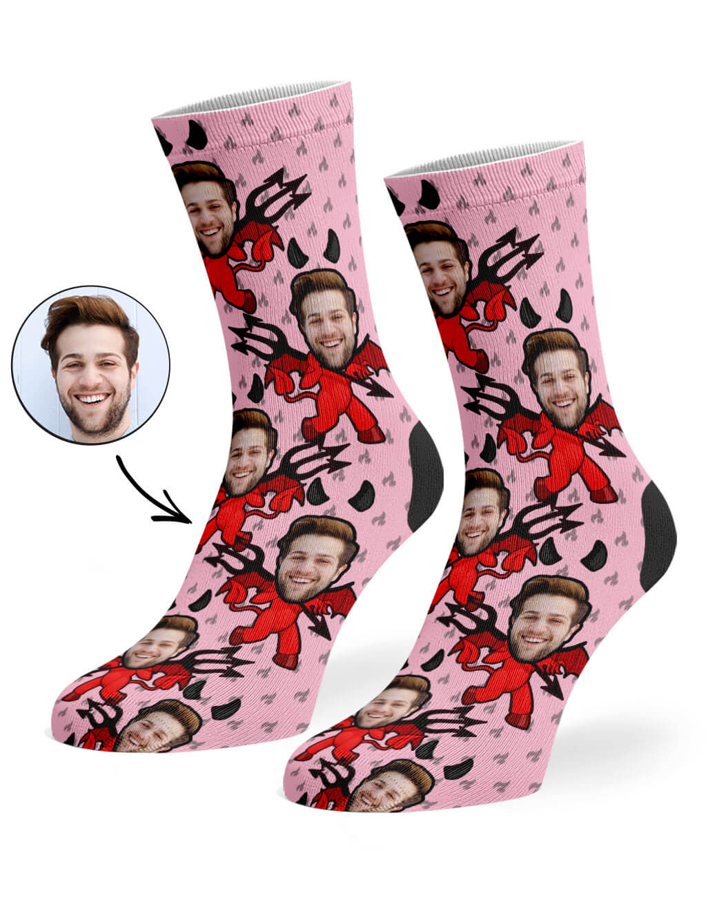 Devil Me Custom Socks