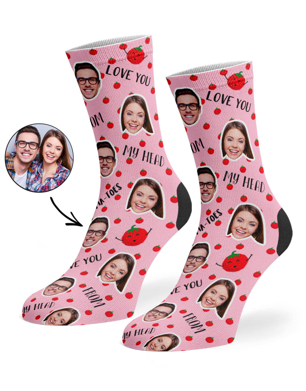 Head To-Ma-Toes Custom Socks