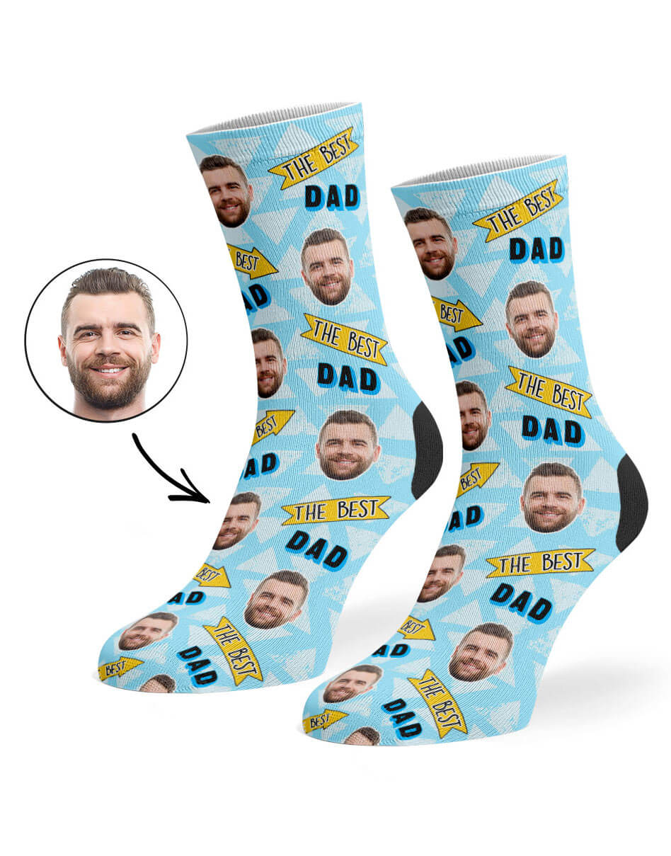 The Best Dad Custom Socks