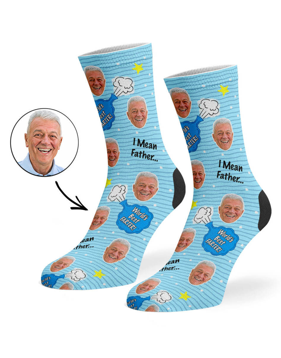 World's Best Farter Custom Socks