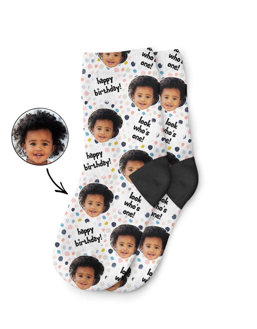 Baby's 1st Birthday Kids Socks