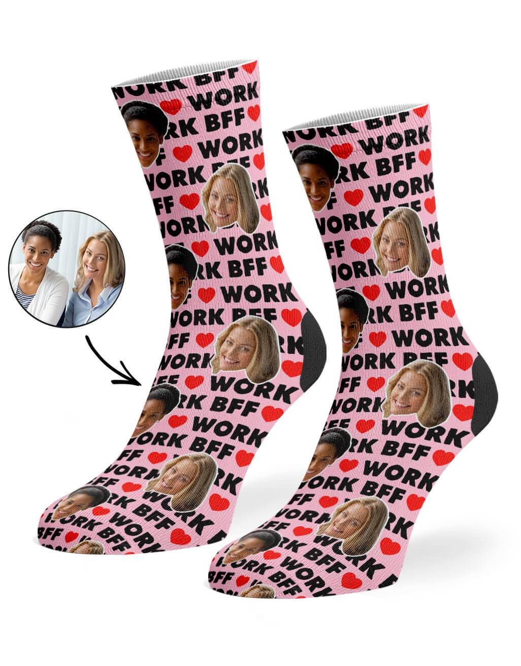 Work BFF Custom Socks