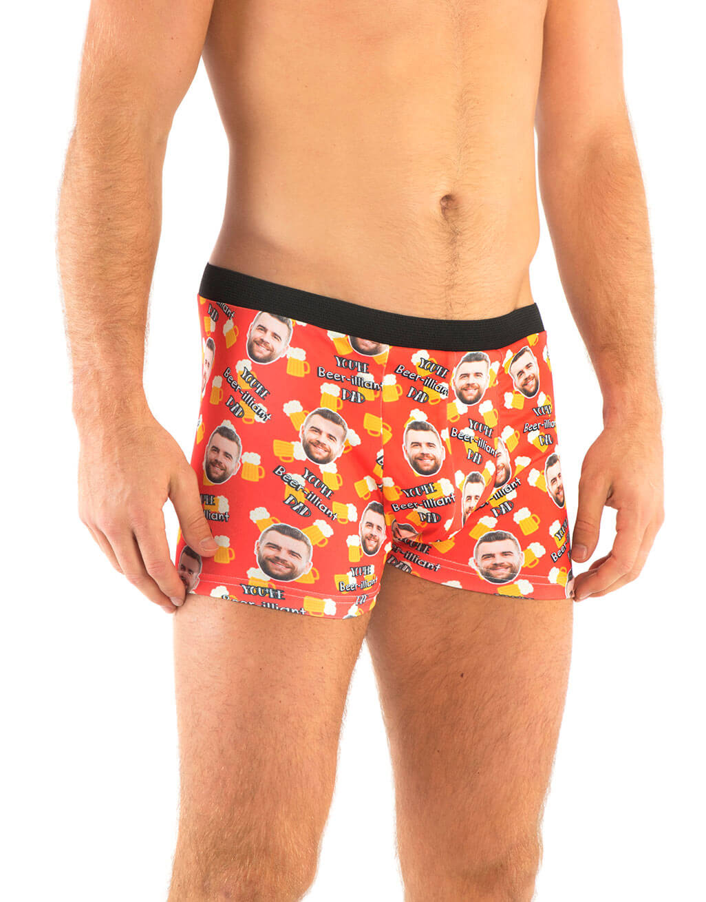 Beer-illiant Dad Custom Boxers