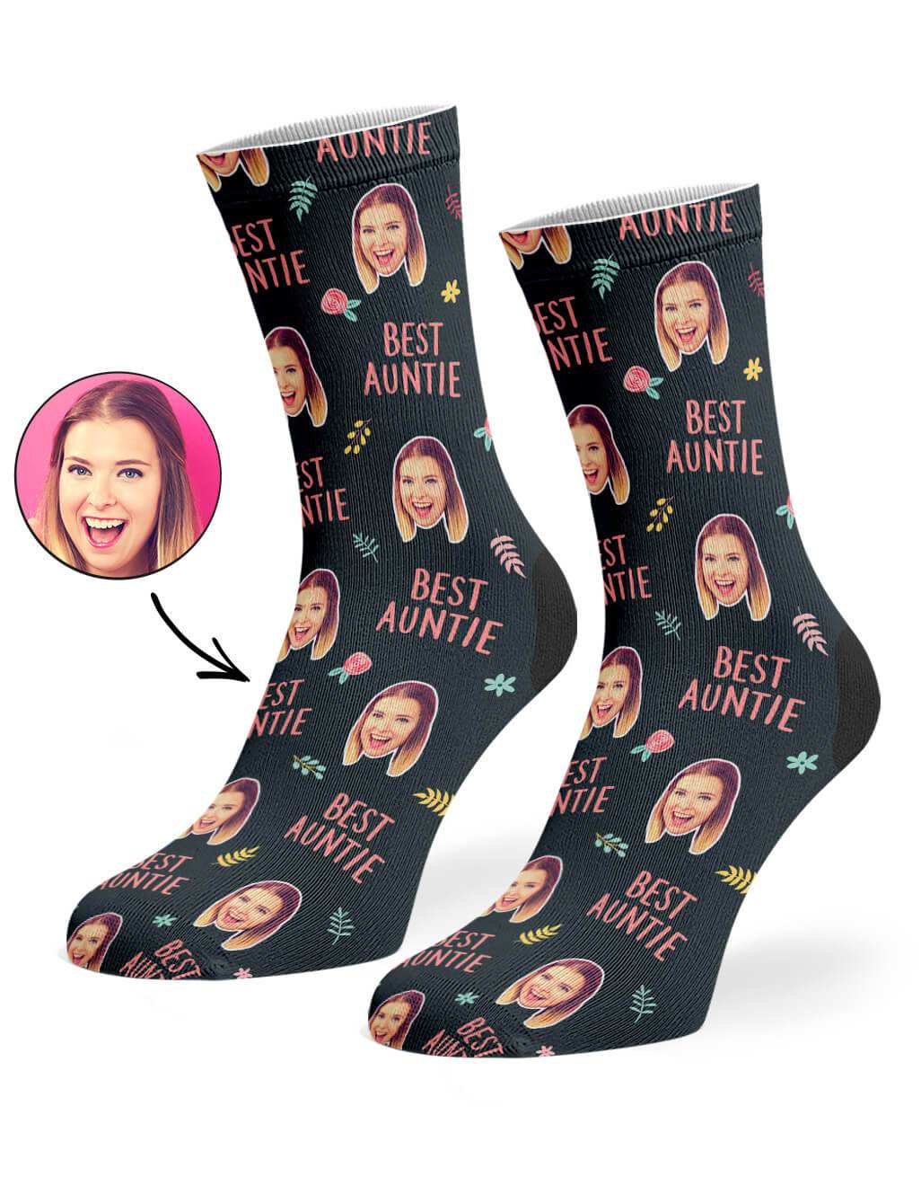 Best Auntie Custom Socks