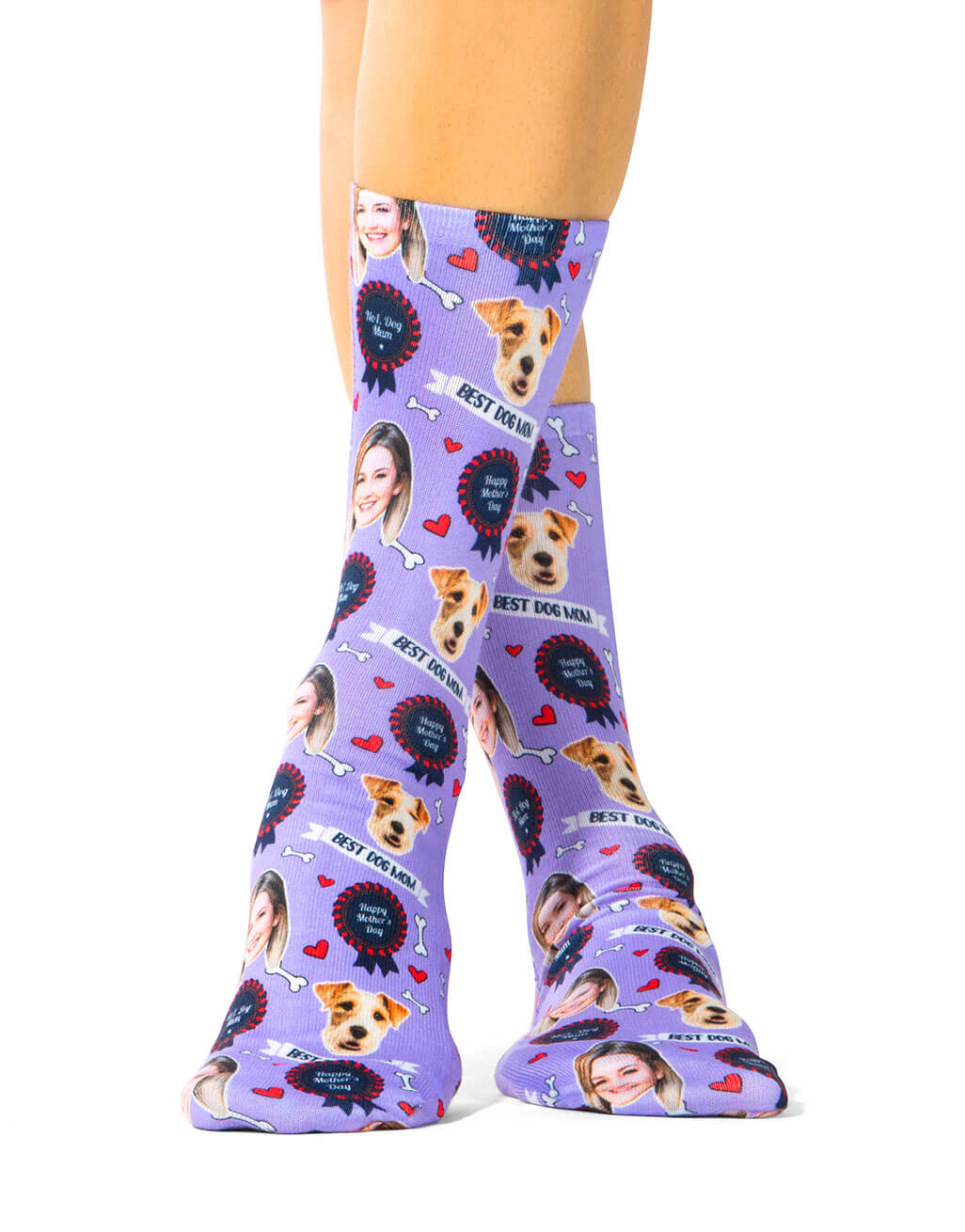 Best Dog Mom Custom Socks