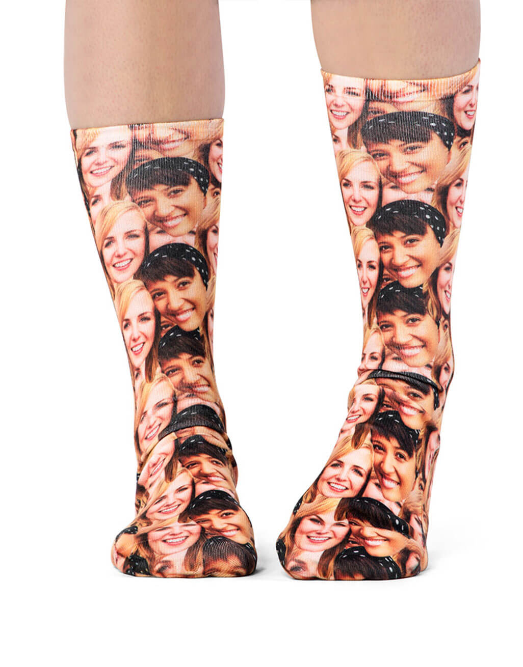 Best Friends Face Mash Custom Socks