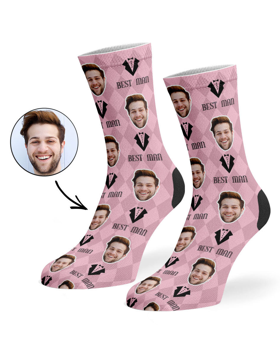 Best Man Face Custom Socks