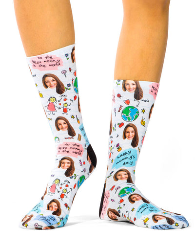 Best Mommy In The World Custom Socks