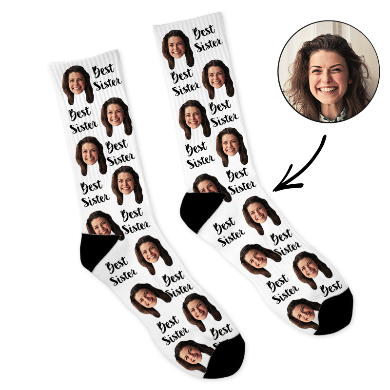 Best Sister Custom Socks