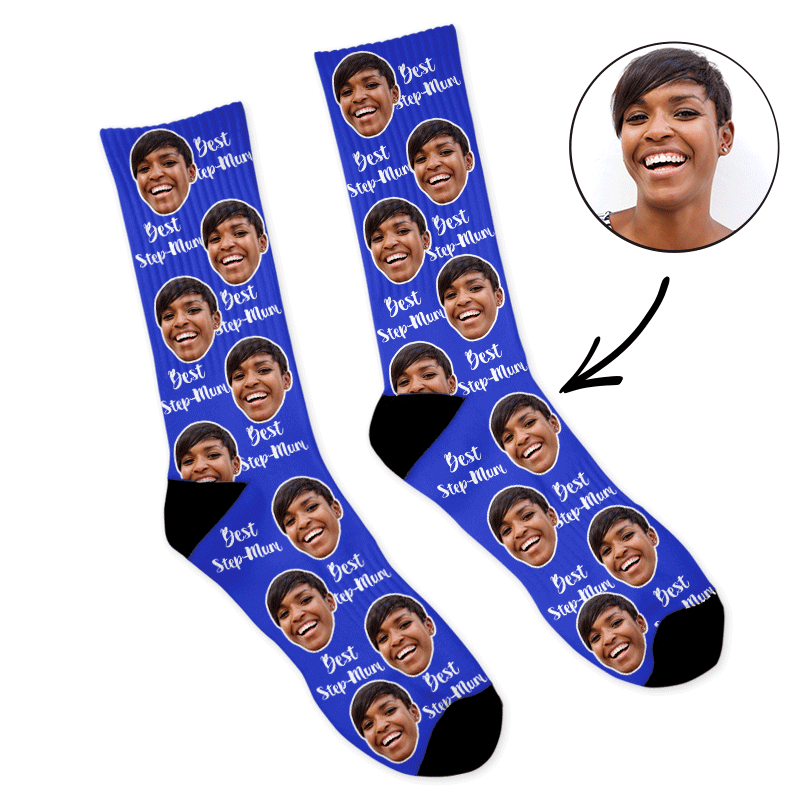 Best Step-Mom Custom Socks