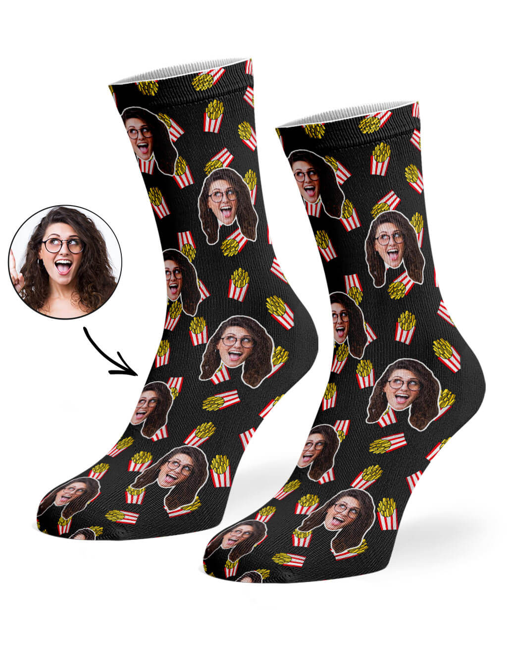 Fries Custom Socks