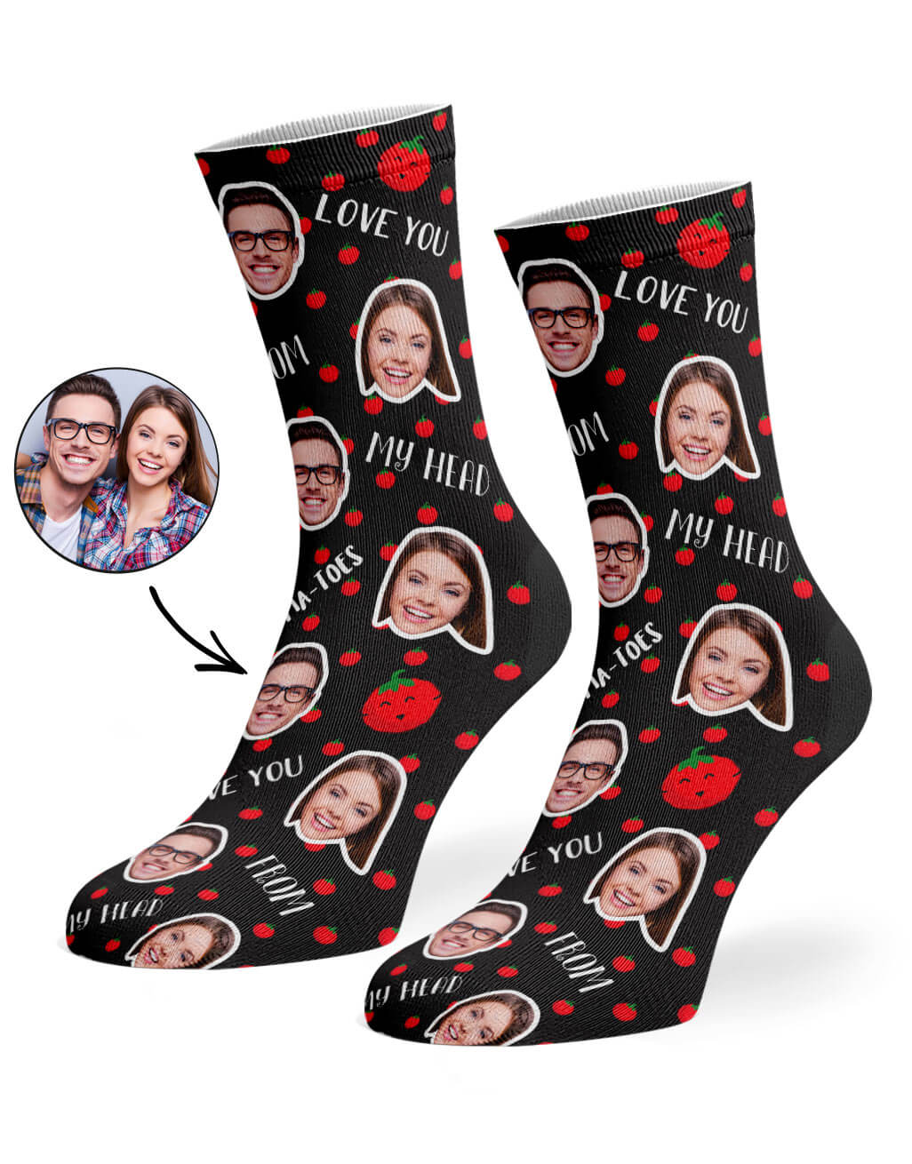 Head To-Ma-Toes Custom Socks