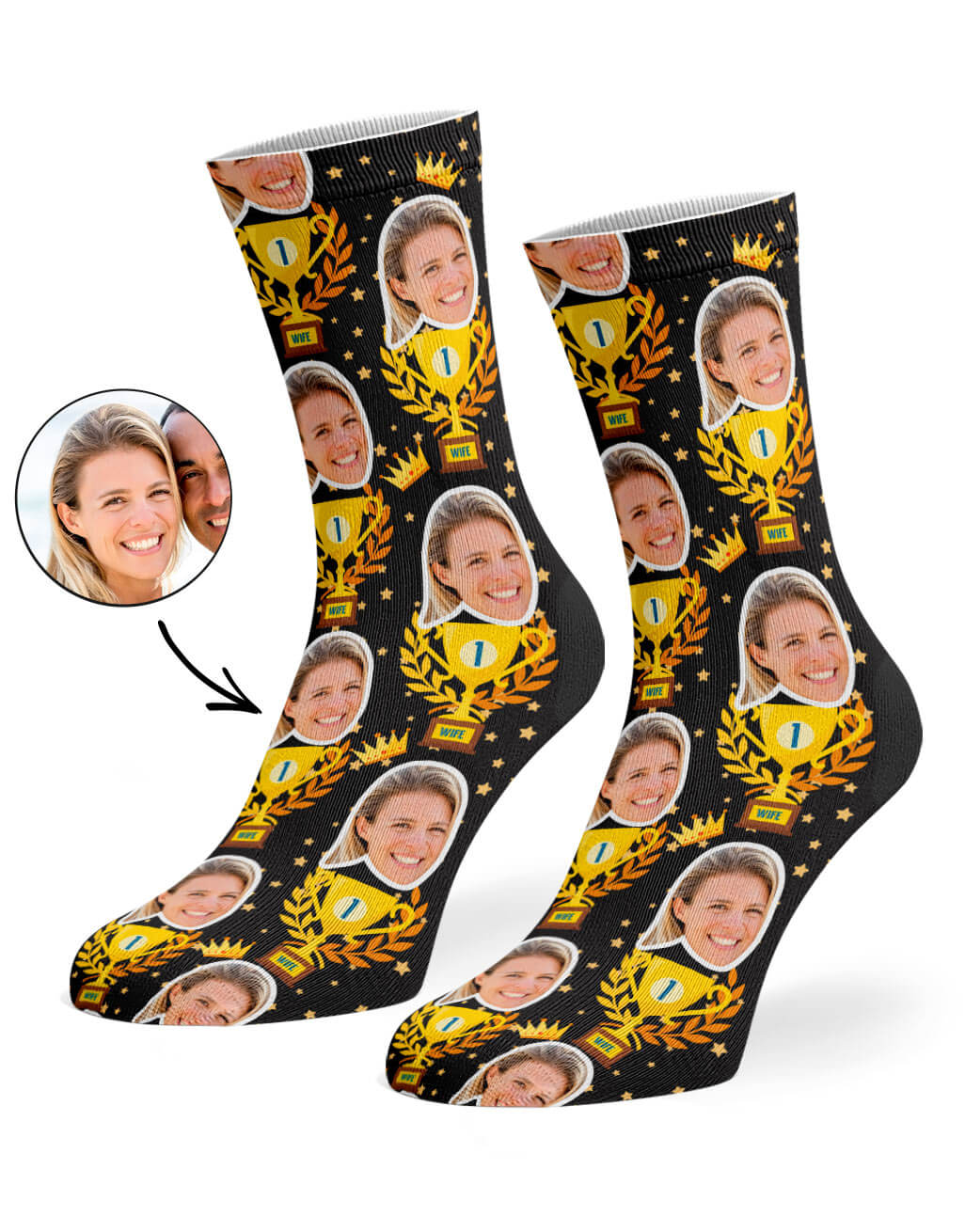 Trophy Wife Custom Socks