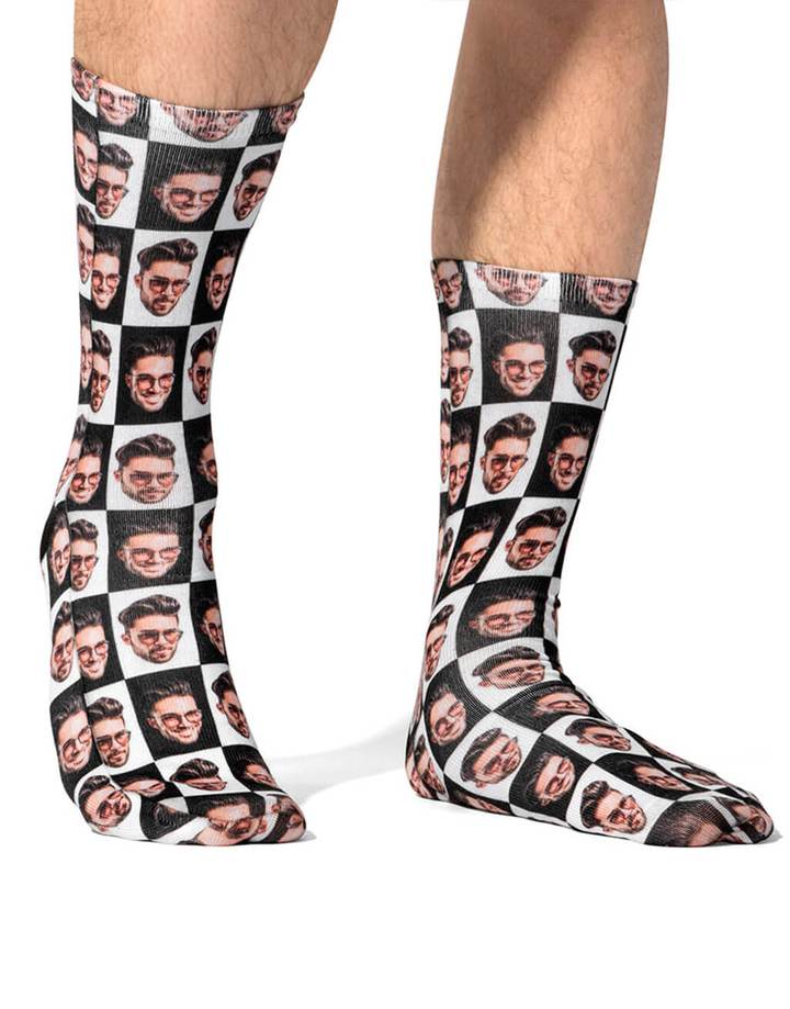 Poser Face Custom Socks