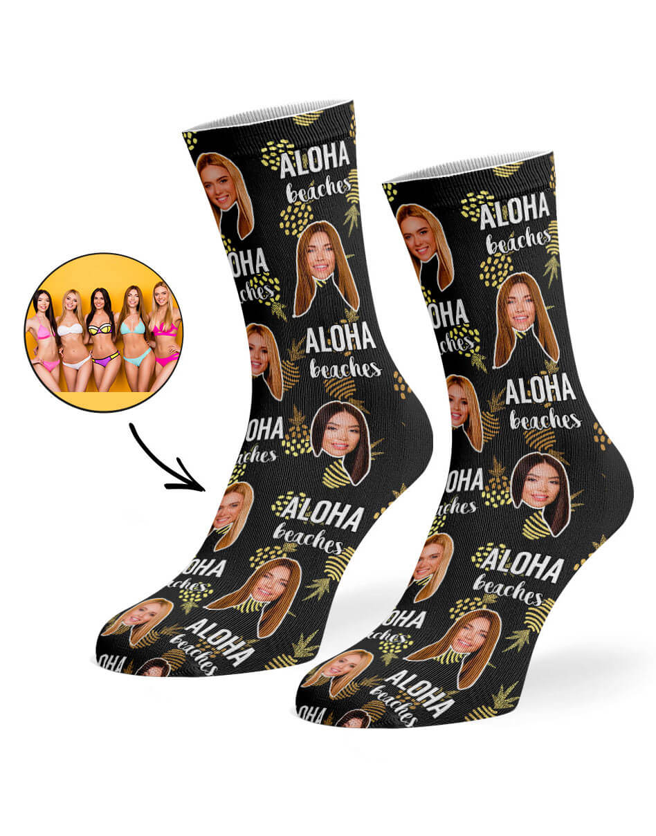 Aloha Beaches Custom Socks