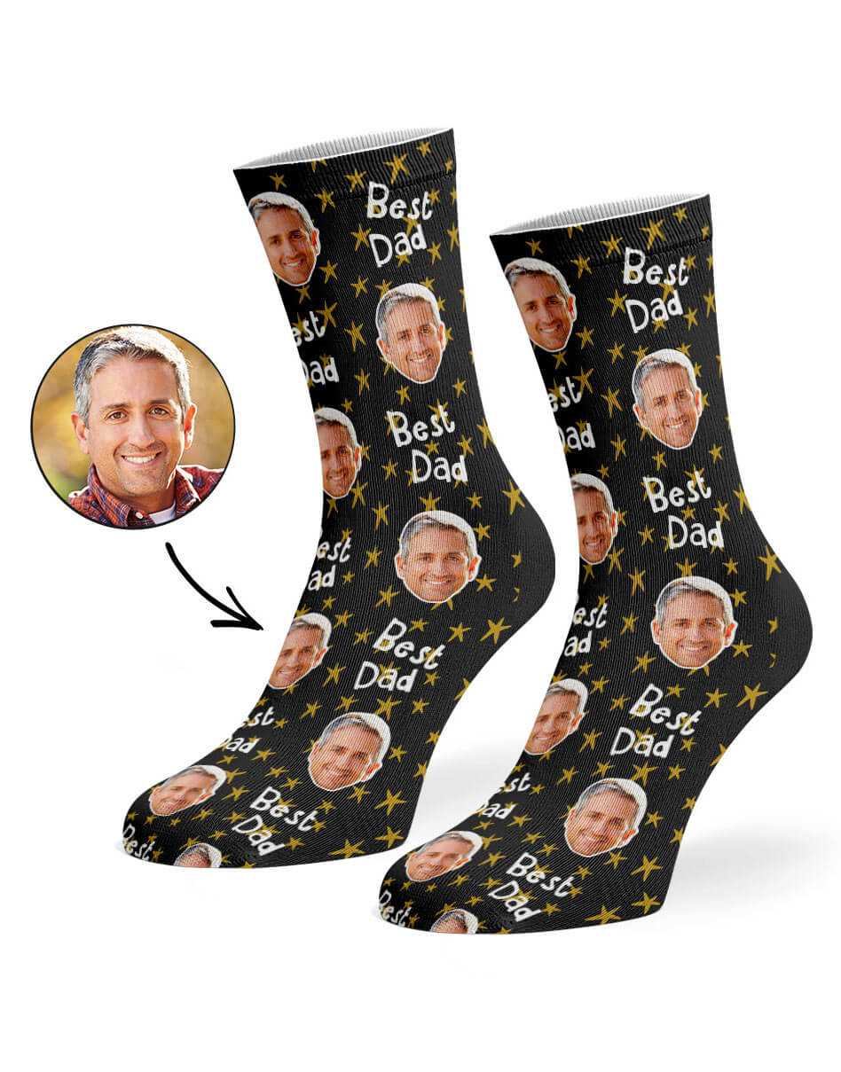 Best Star Dad Custom Socks