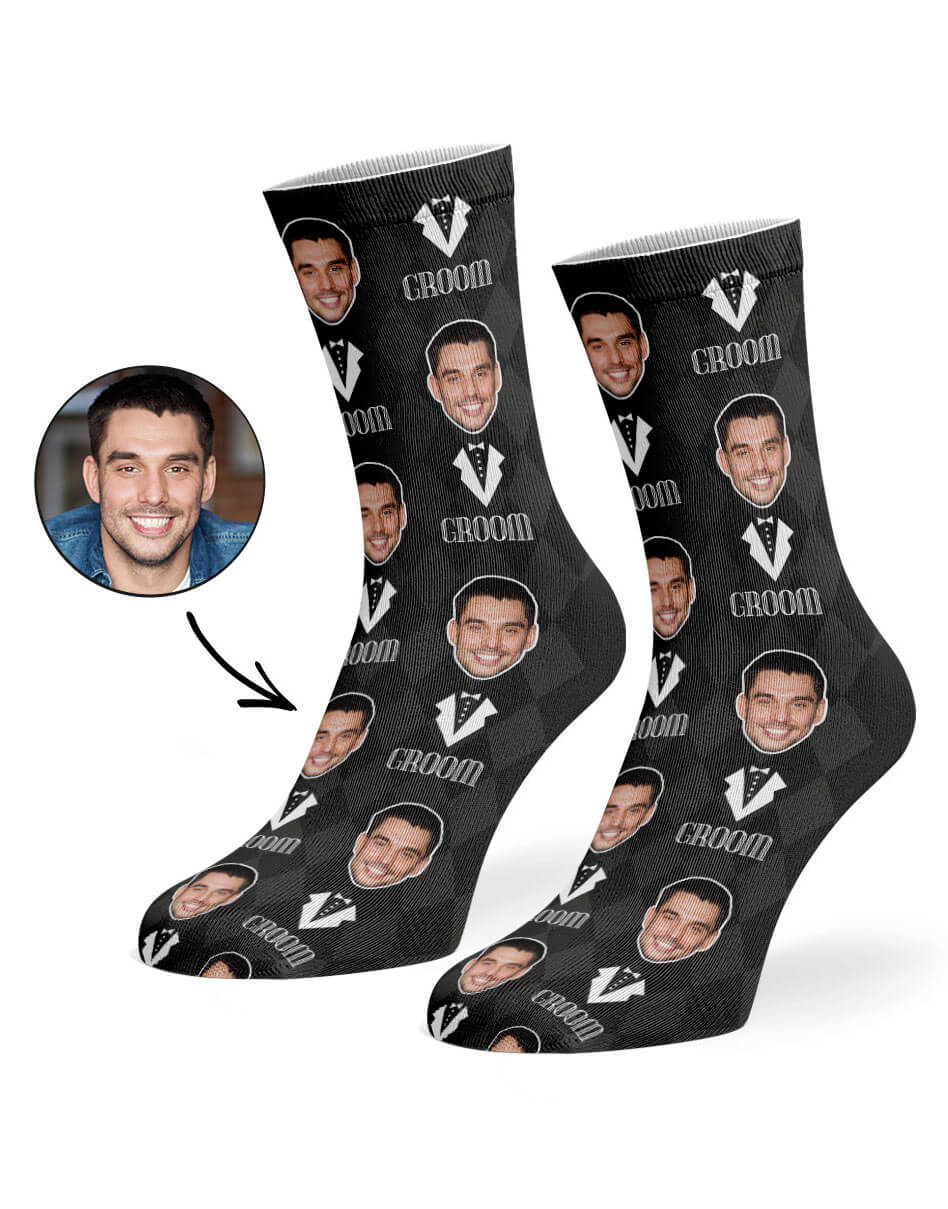 Groom Custom Socks
