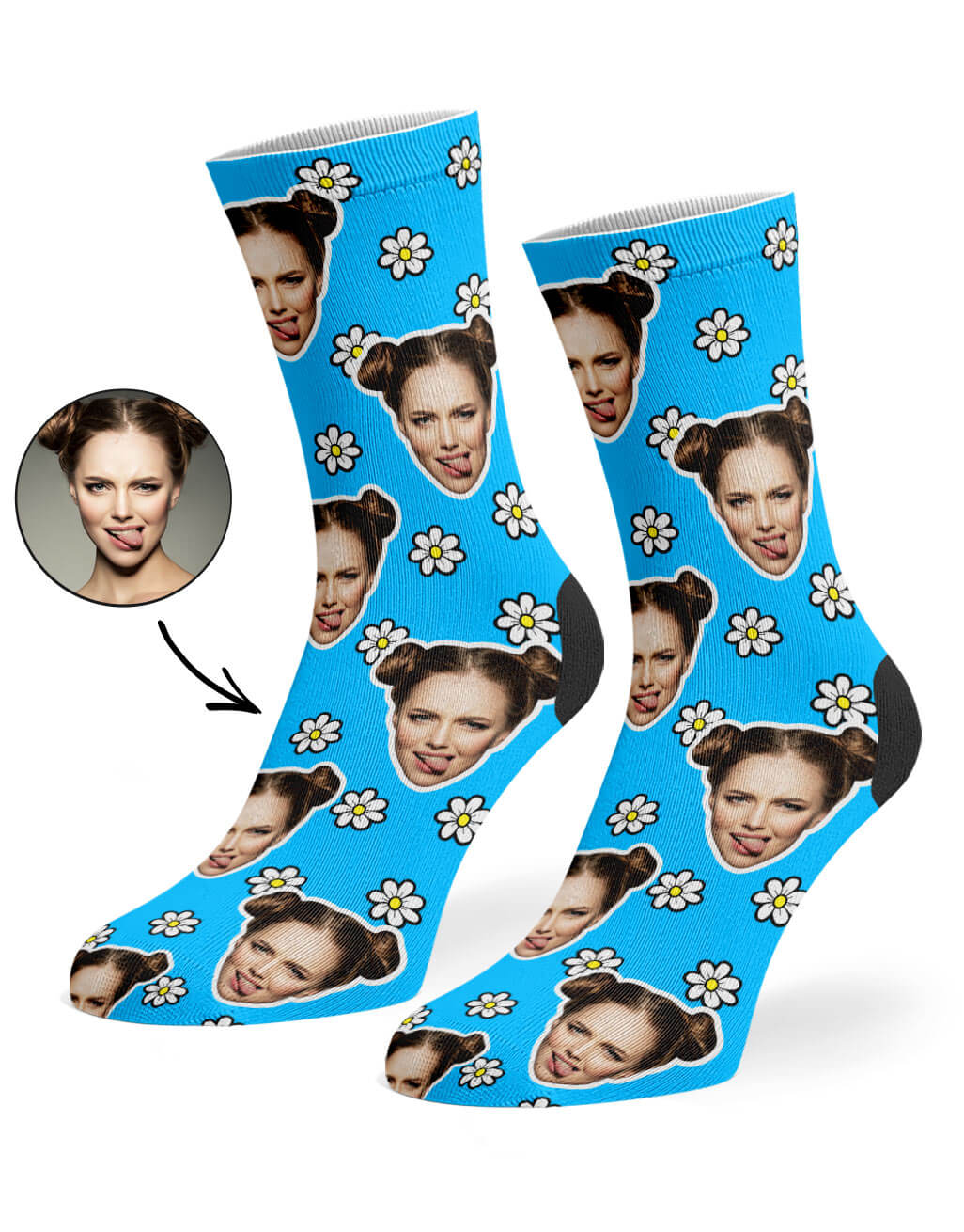 Daisy Custom Socks