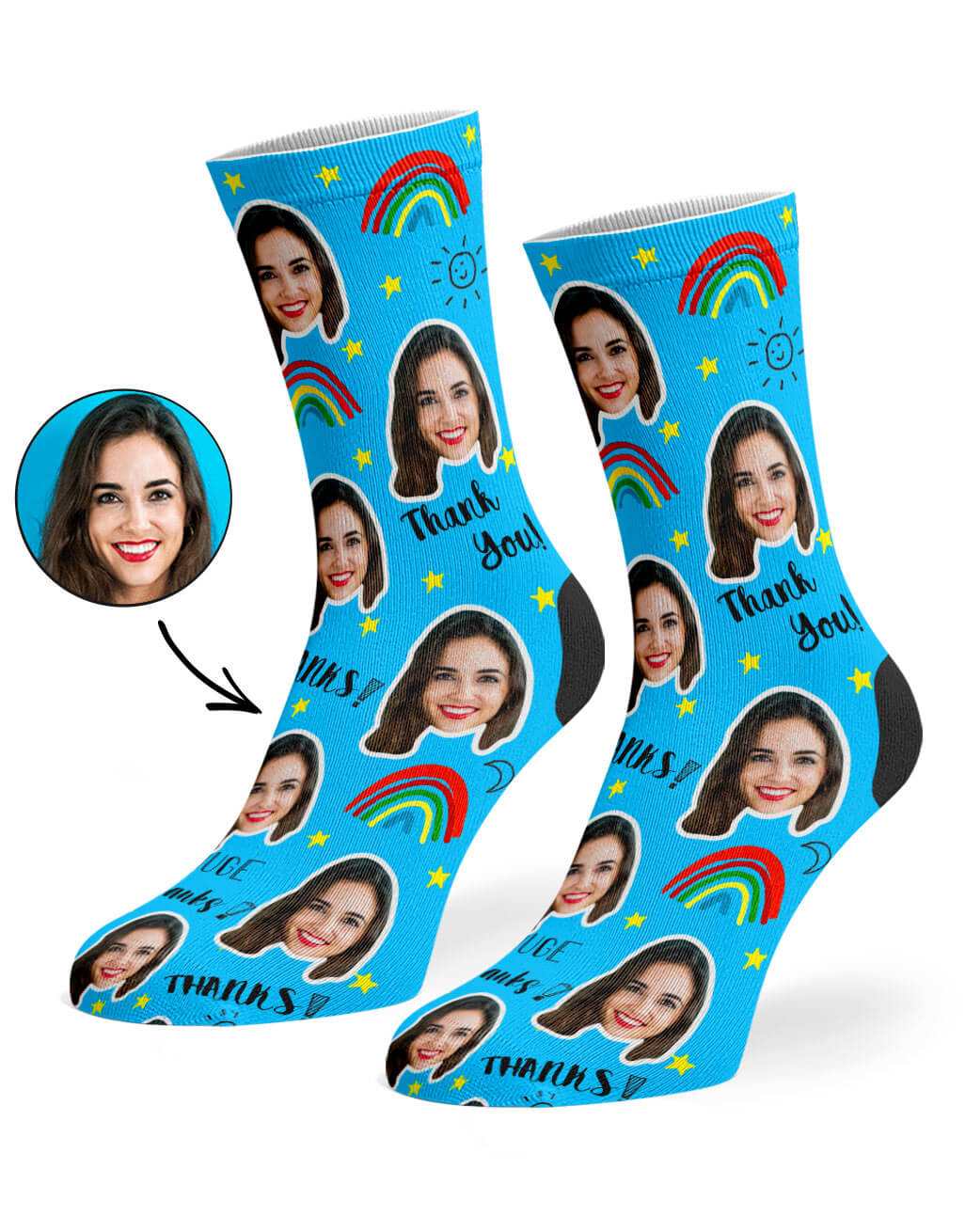 Thank You Custom Socks