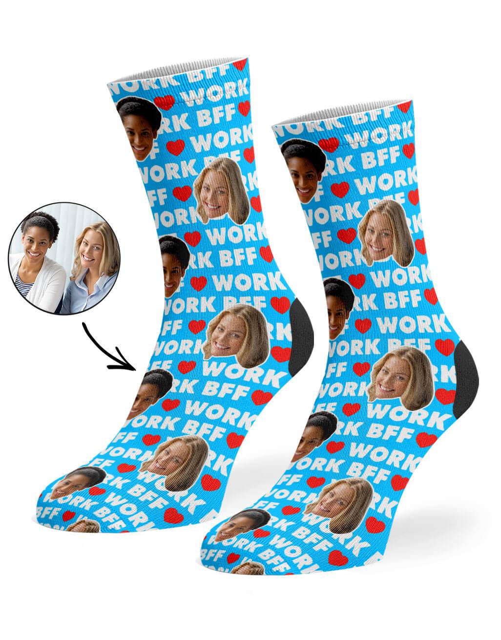 Work BFF Custom Socks