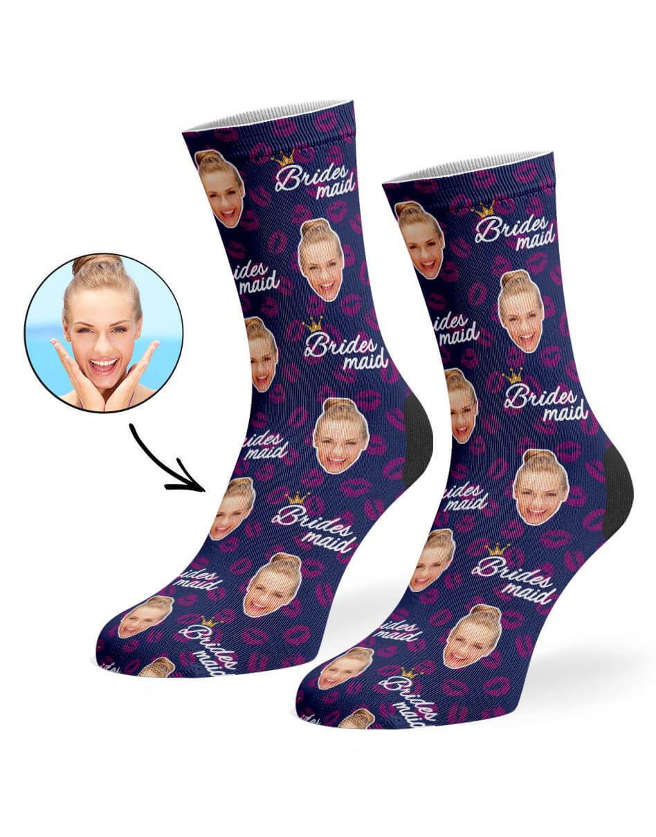 Bridesmaid Custom Socks