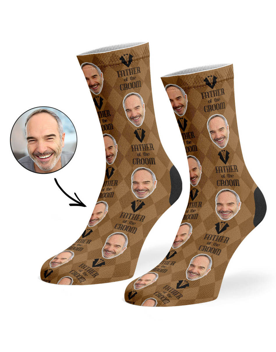 Father Of The Groom Custom Socks