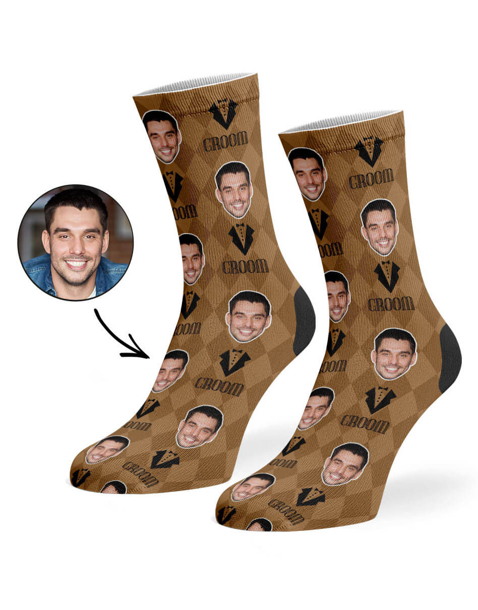 Groom Custom Socks