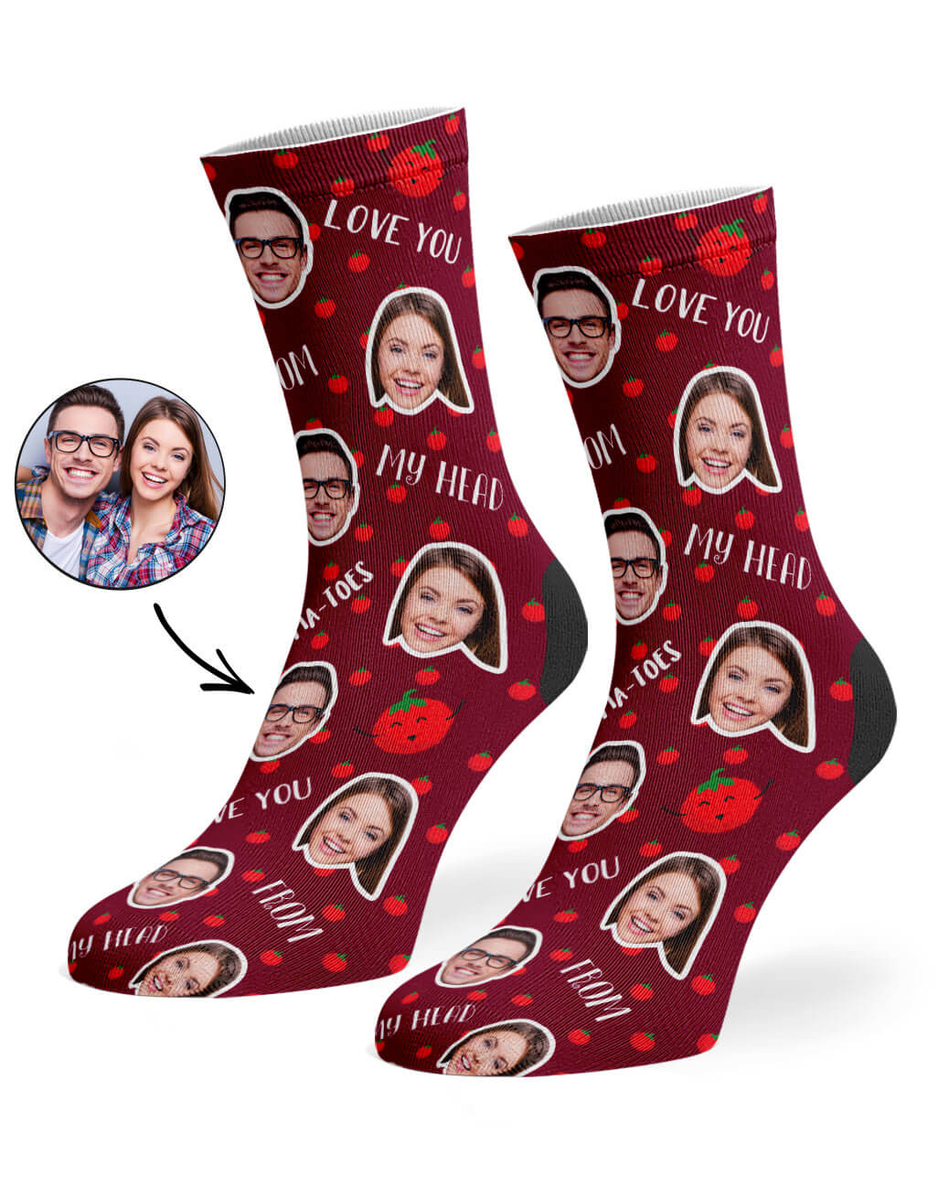 Head To-Ma-Toes Custom Socks