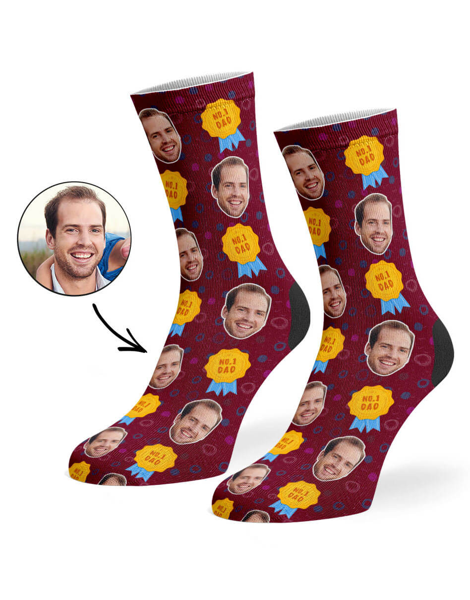 #1 Dad Custom Socks