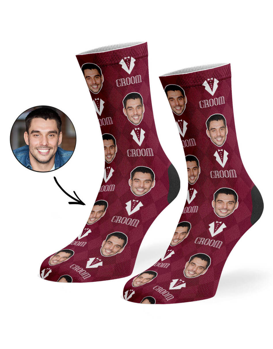 Groom Custom Socks