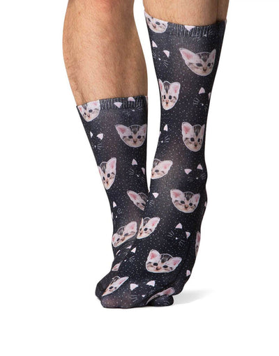Cat Whiskers Custom Socks