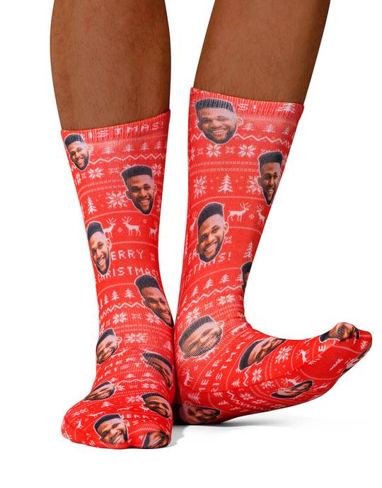 Christmas Patterned Custom Socks