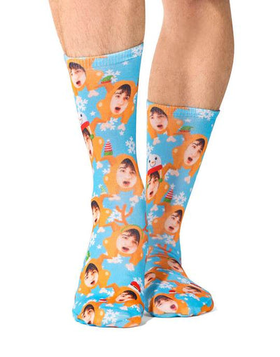 Christmas Turkey Custom Socks