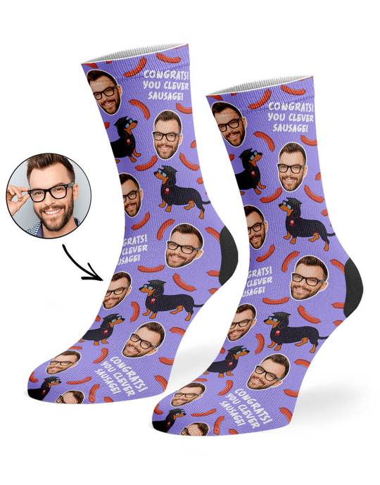 Clever Sausage Custom Socks