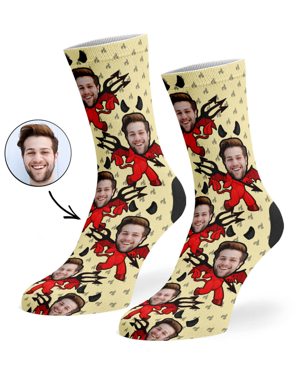 Devil Me Custom Socks